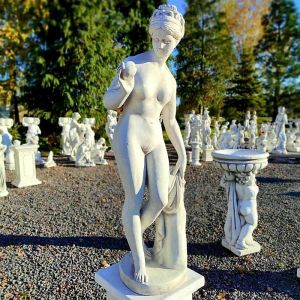 Stenskulptur Eva med Äpple