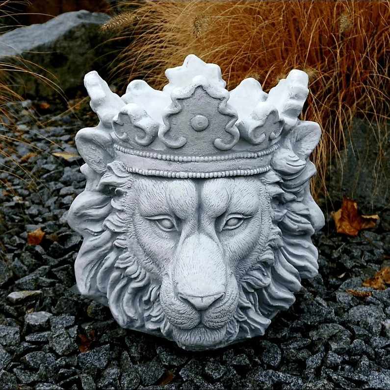 Planter Skål Lejon med Krona