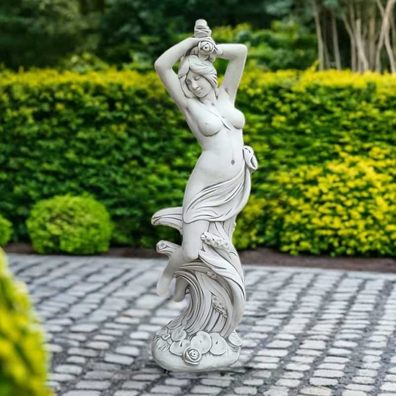 Stenskulptur Aurelia i Blommor