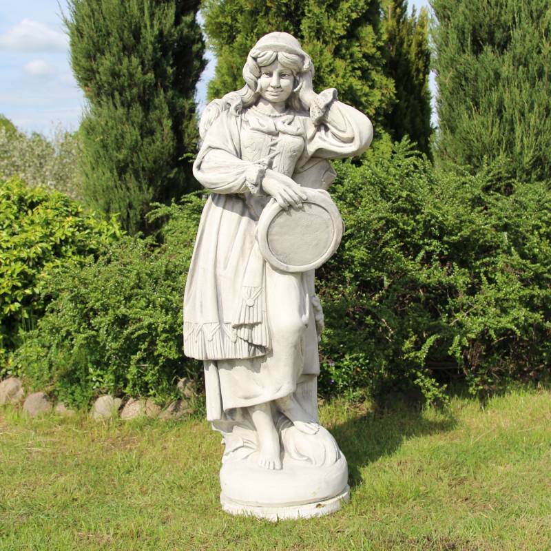 Skulptur Dansös med Tamburin