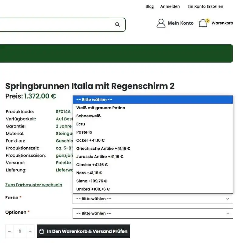 Steg 1 – Produktval